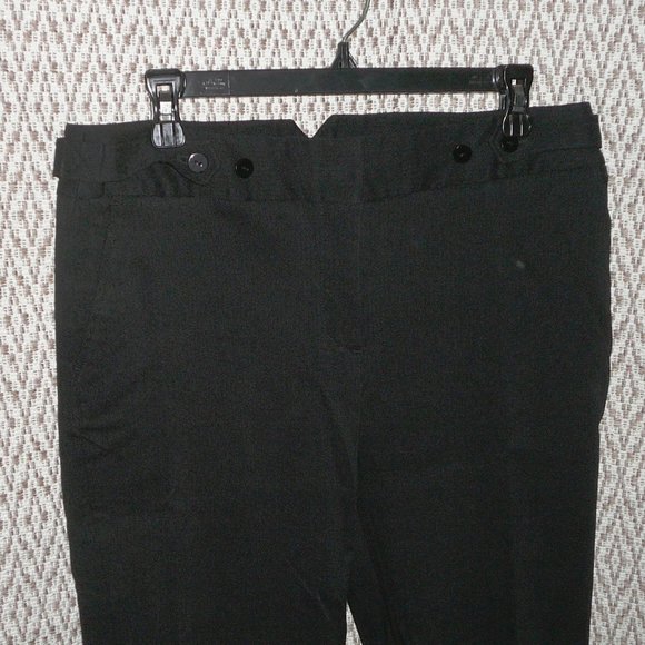 Dalia Bootcut Flare Black Pants 12 NWT - Picture 2 of 10